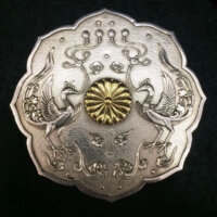 皇室 下賜品 鳳凰文八陵鏡形 ボンボニエール ☆芦屋店☆