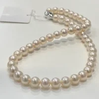 花珠鑑別付 あこや真珠ネックレス8.0-8.5mm