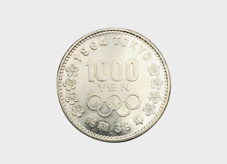 オリンピック1000円硬貨