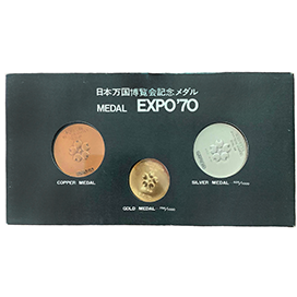 EXPO70 エキスポ 大阪万博 K18 750 シルバー925 金 銀 銅 記念メダル コイン