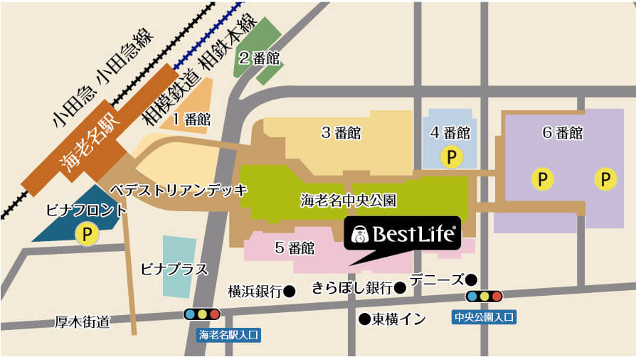 地図：お車でお越しの場合