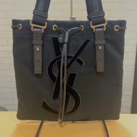 YSLロゴ ハンドバッグ トートバッグ キャンバス