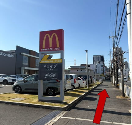 店舗までの道順画像